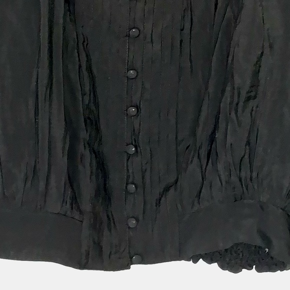 NWT Lalavon black blouse L - Picture 5 of 6